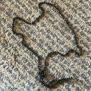 Elegant Black Beaded Necklace